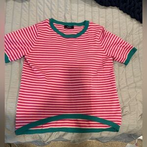 Dokotoo women’s Striped Pink and Green Shirt